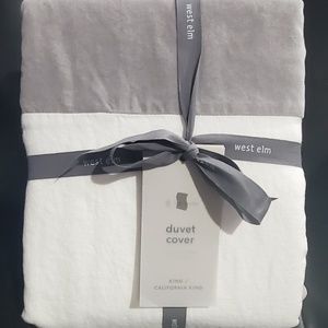 West Elm Bedding Half Moon Duvet And Shams King Size Poshmark